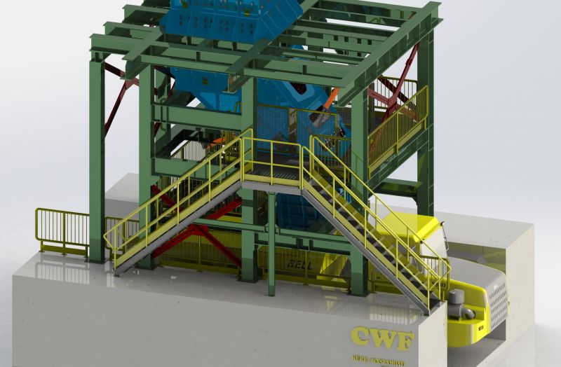 Cemented Waste Fill Station (CWF) 630 Level